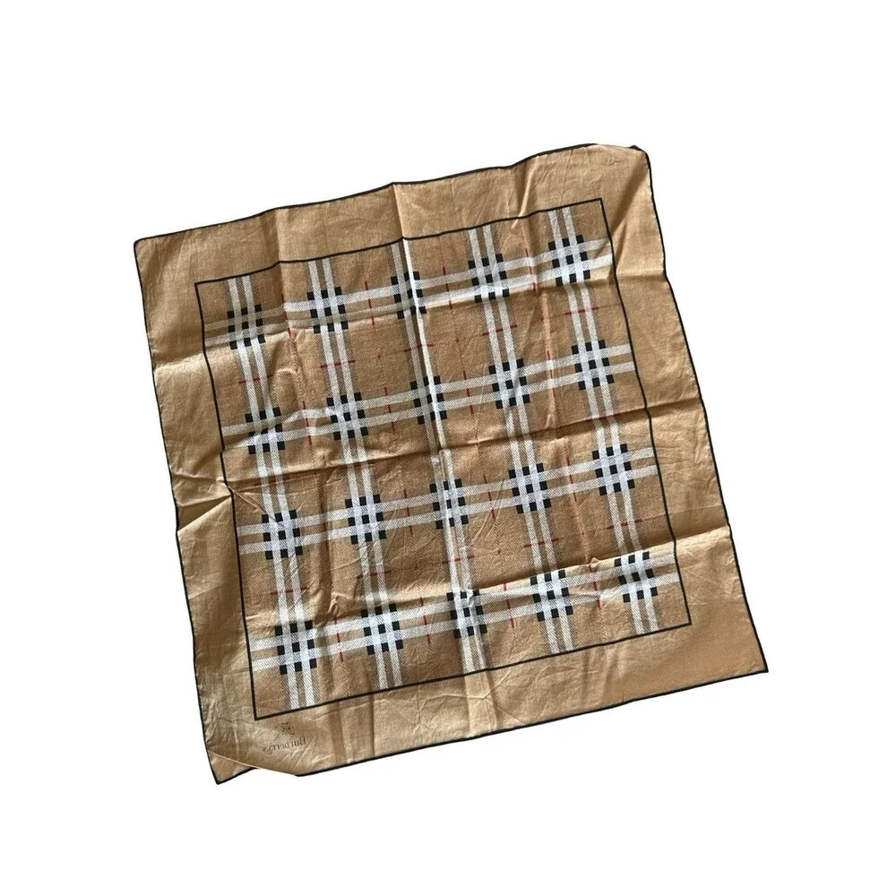 Burberry Nova Check Beige Scarf Cotton